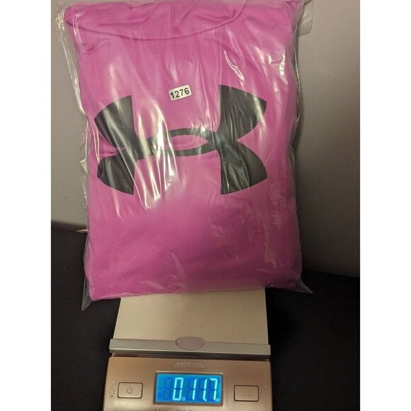 Under Armour Women's Size Medium Fleece BL Hdy Vivid Magenta Pullover Hoodie - Picture 14 of 14